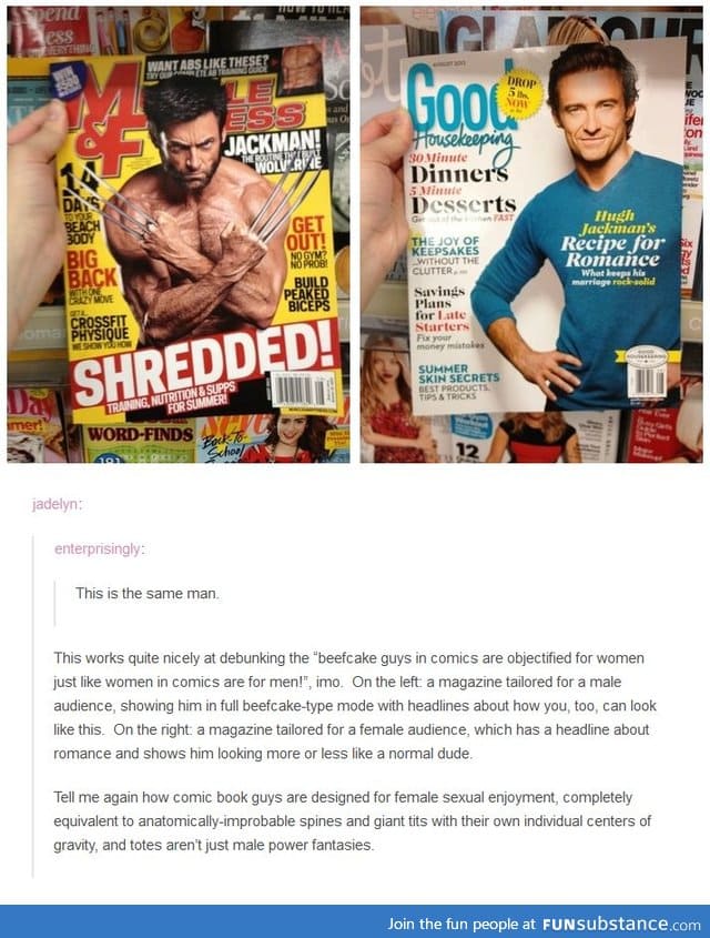 The Myth Of Muscles From Hugh Jackman...