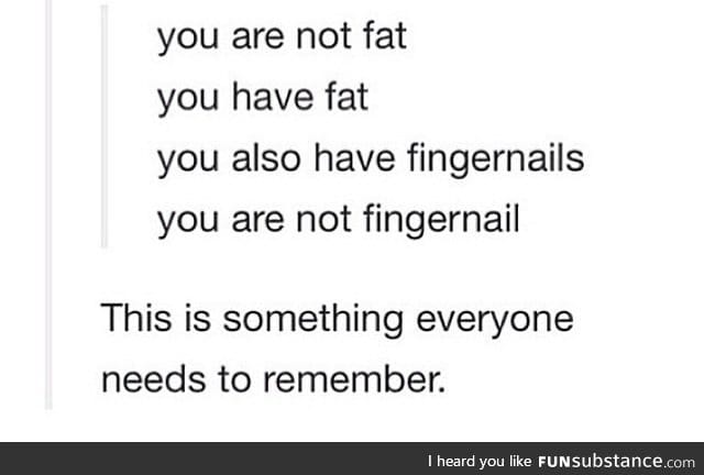 You are not fat!