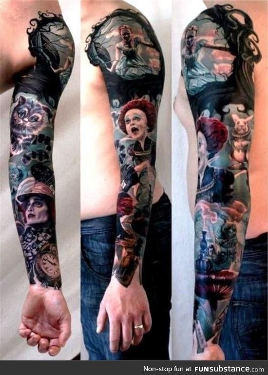 Epic Alice in Wonderland Tat