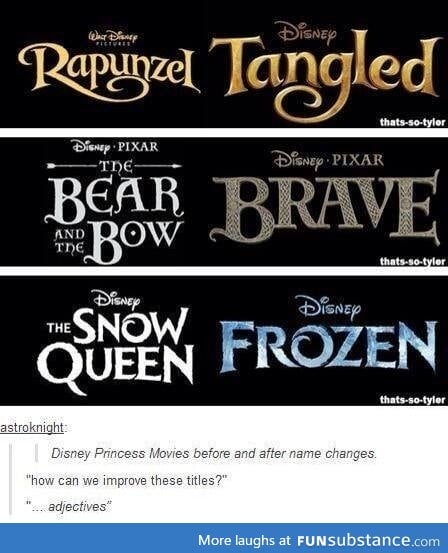 Disney titles