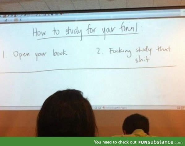 How to study...