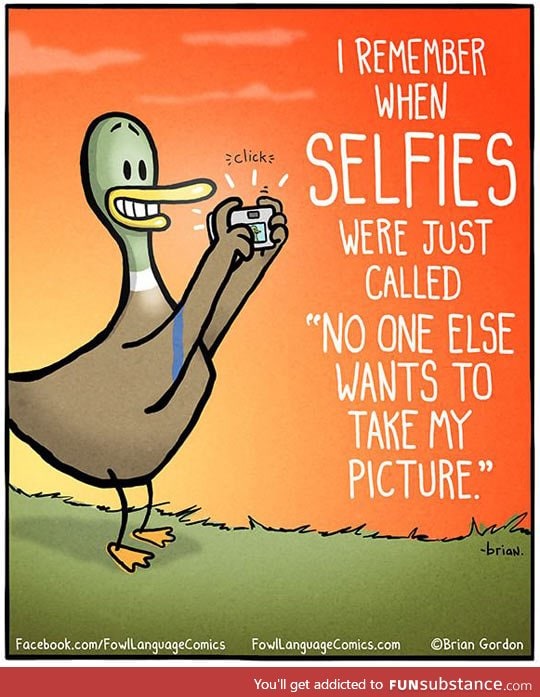 Selfies then
