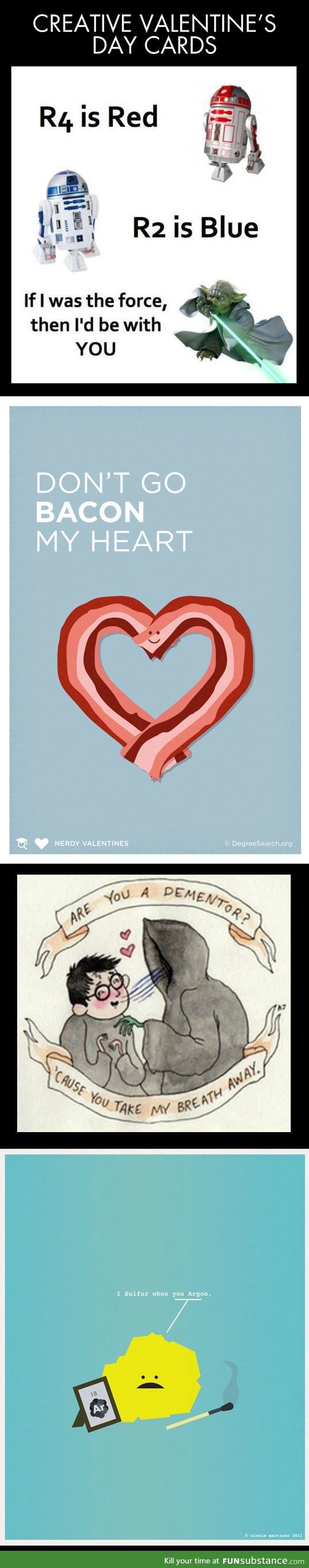 Cool cards for your Valentine