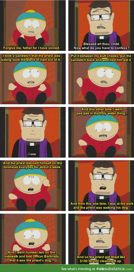 Cartman confession