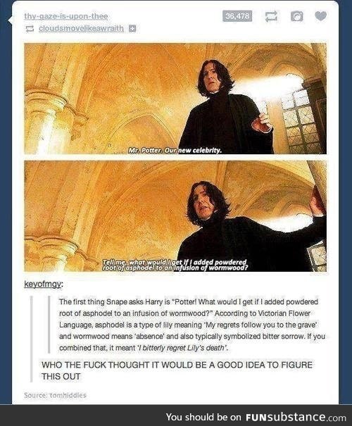I just love Snape more and more