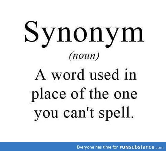 The true meaning of synonym