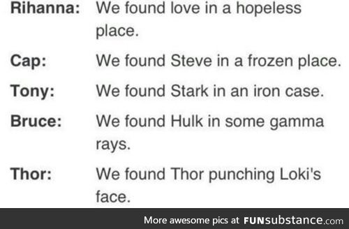 We found Love Avengers remix