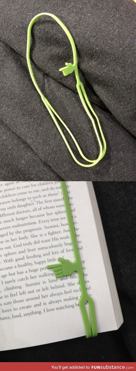 Best and most creative bookmark ever invented