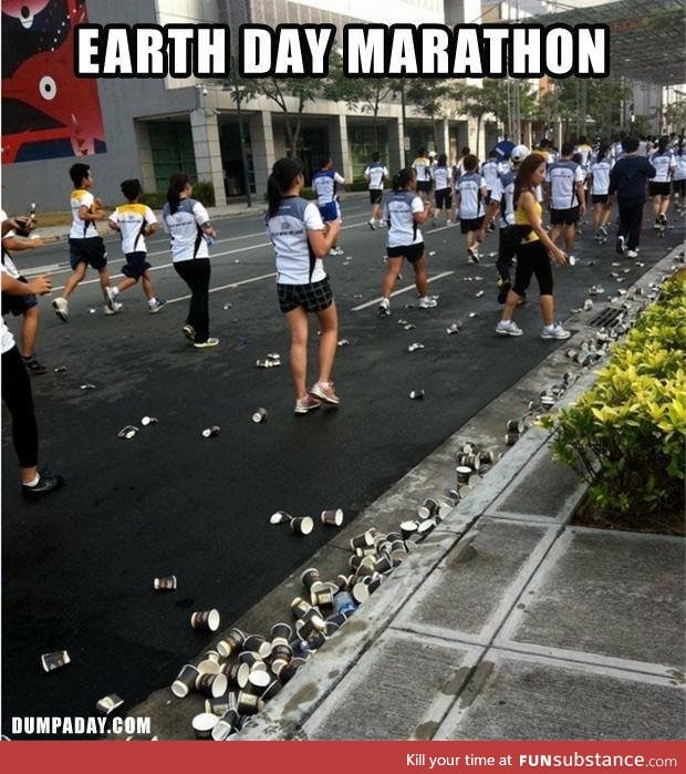 Earth day marathon