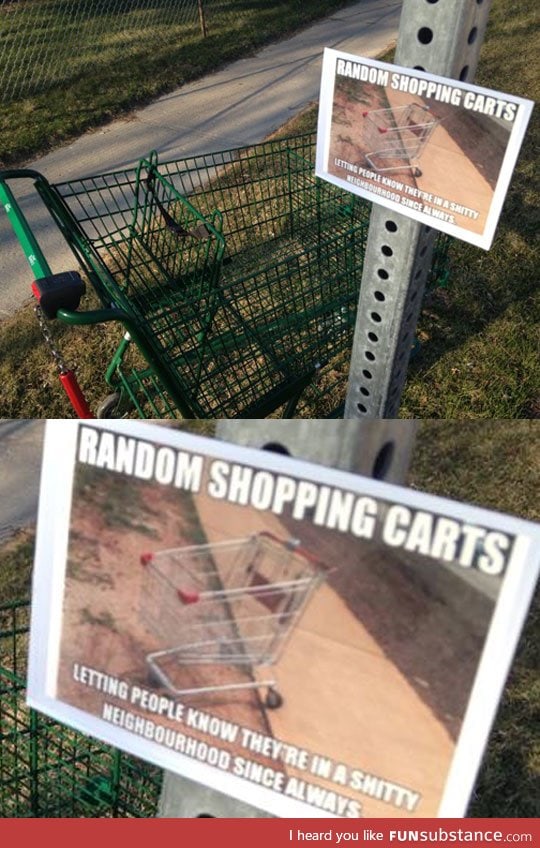 Where random shopping carts come to die