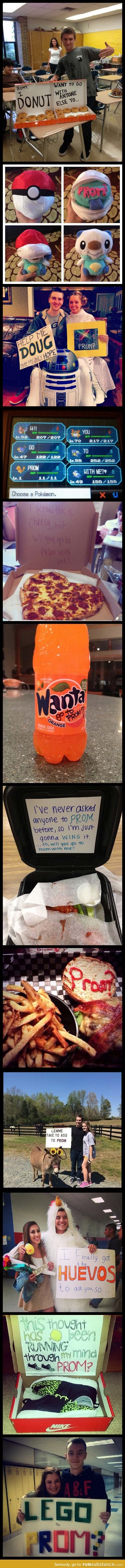 Would you like to go to the prom with me?