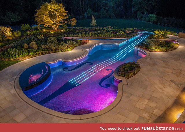 Violin pool; It's cooler than it sounds