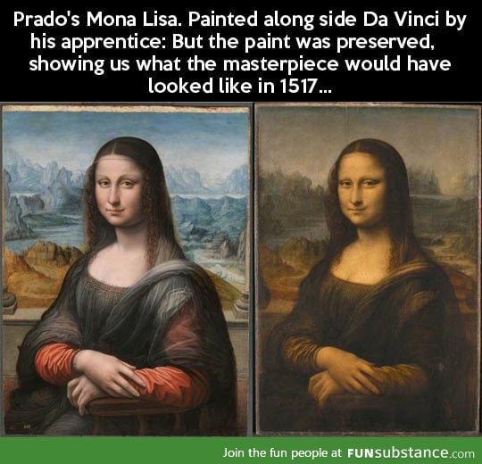 If the Mona Lisa was preserved