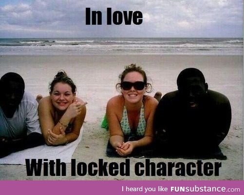 In love with locked character