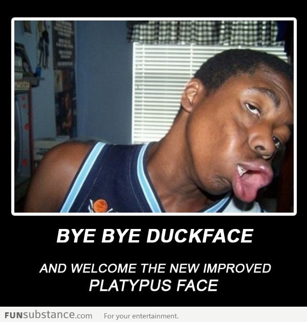 The new generation of duck face !!!