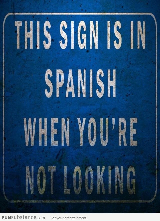 Que no hablo espanol