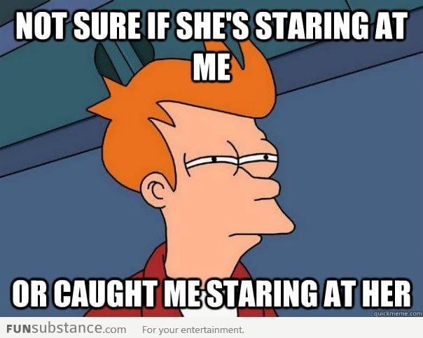 The Staring Paradox