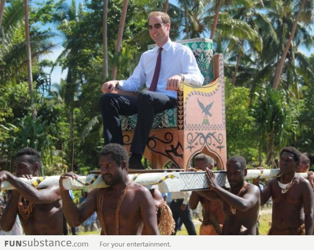 Prince William, do you think this is kinda inappropriate?