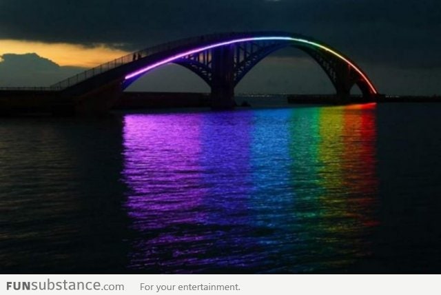 The Xiying Rainbow Bridge, Taiwan