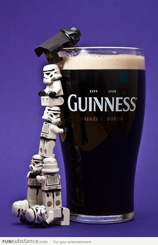 Join the dark side Lego Luke We have Guinness