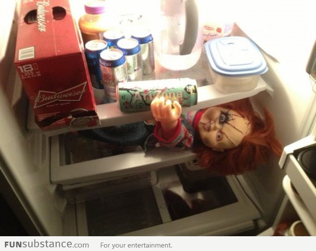 What I saw in the fridge this morning