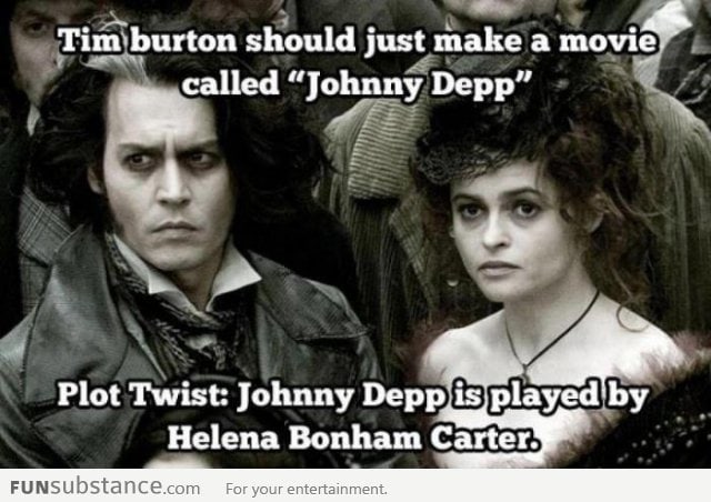 This is the direction Tim Burton is heading in anyway