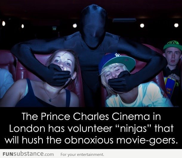 We need this kind of ninjas in every cinema
