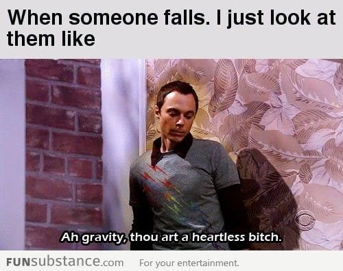 When someone falls