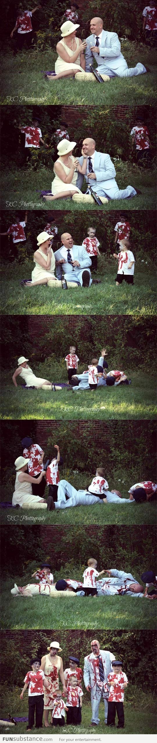 A Family's Halloween Photo Shoot