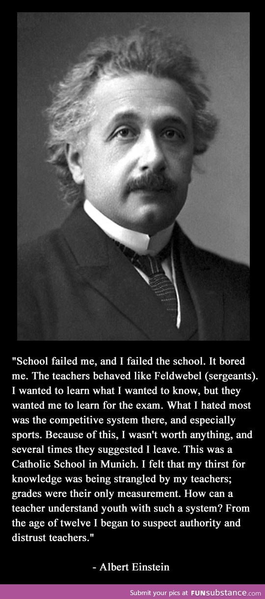 Albert Einstein on education