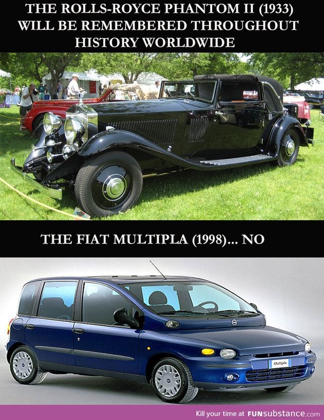 ROLLS-ROYCE vs FIAT...