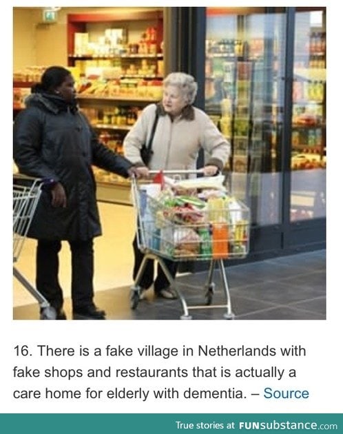 Fake village in Netherlands