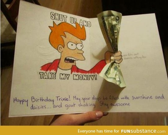 Futurama Birthday card