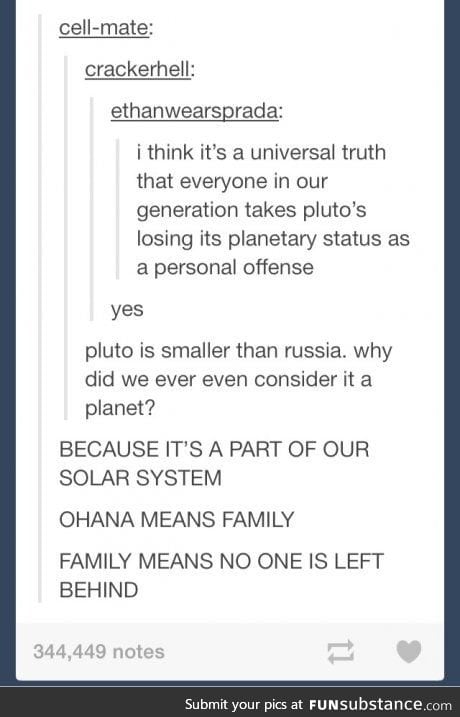 *hoots and whimpers the name of pluto*