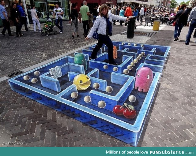 Pacman street art