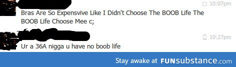 "boob life" fail