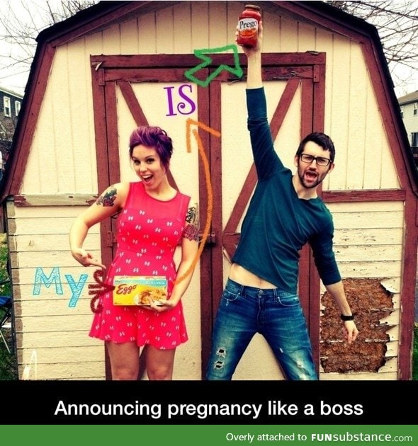 Announcing pregnancy