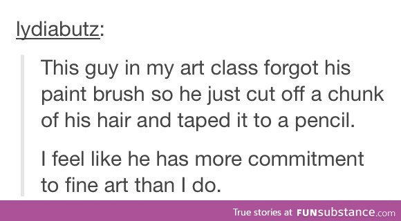 True art student