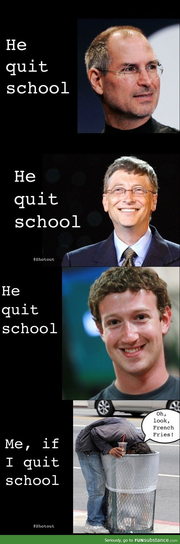 Quitting school