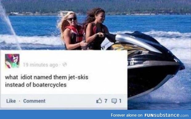 Boatercycles! hahaha