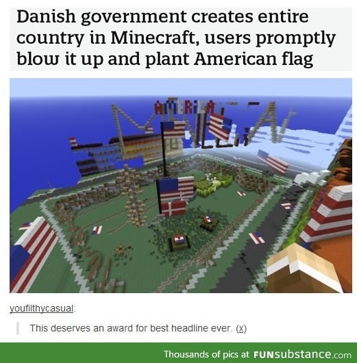 Denmark in minecraft