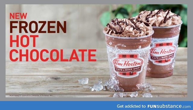 Looks like Tim Hortons just invented the chocolate milkshake