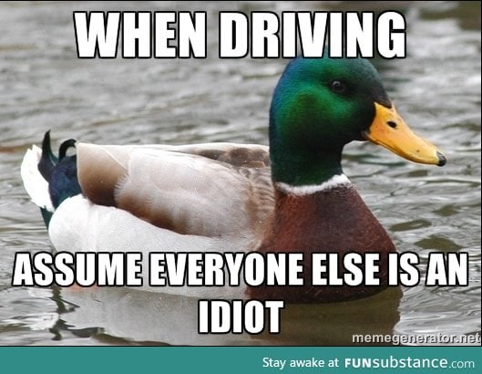 When driving