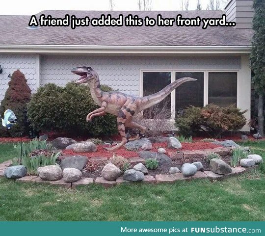 Jurassic front yard