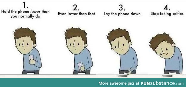 How to take selfies