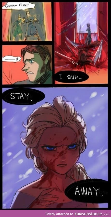 If Elsa were evil and angry