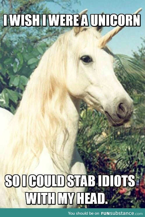 I wish I were a unicorn