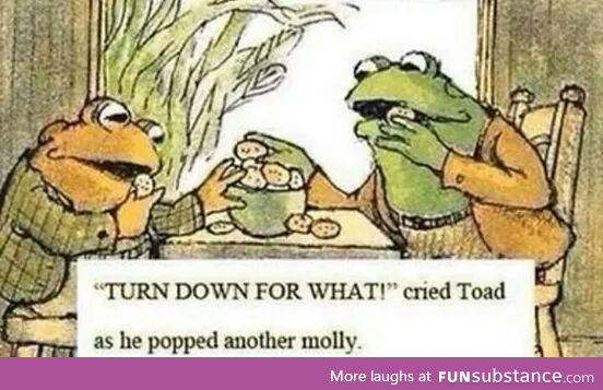 Toad sure knew how to party