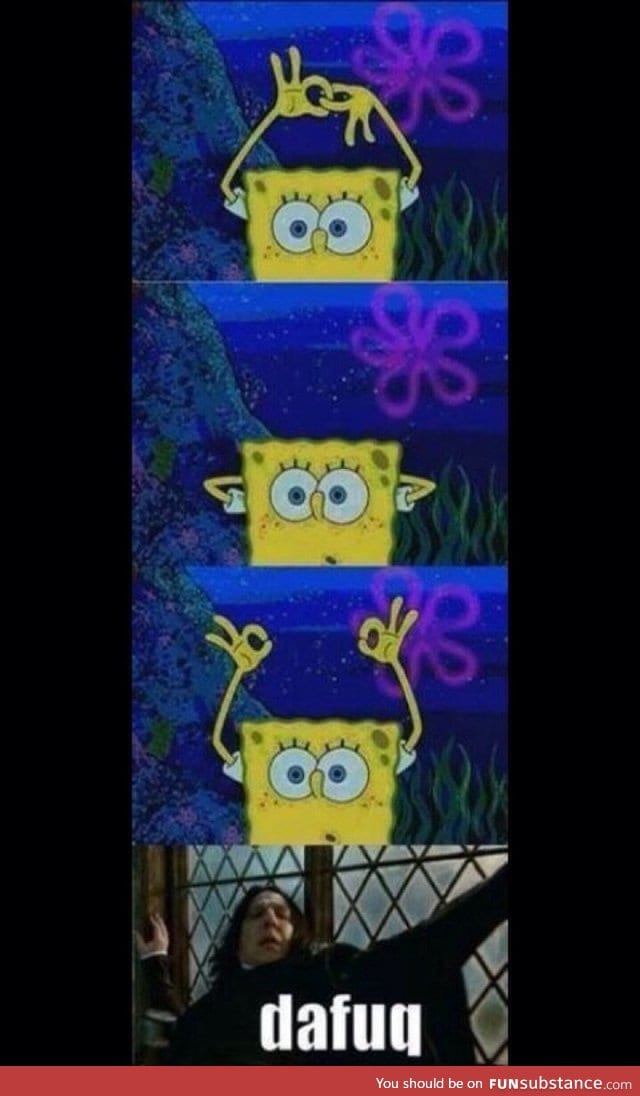 Spongebob's a magician!