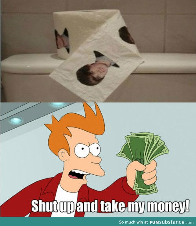 Bieber toilet paper